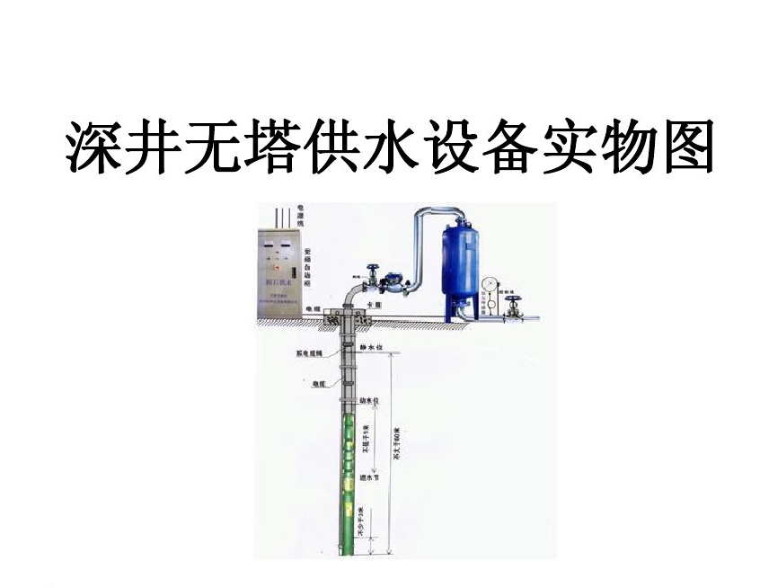 哈尔滨道外区井泵无塔式供水设备